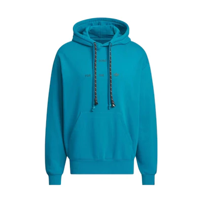 adidas Originals Song for the Mute Logo Hoodie Blue Green Unisex IY9518