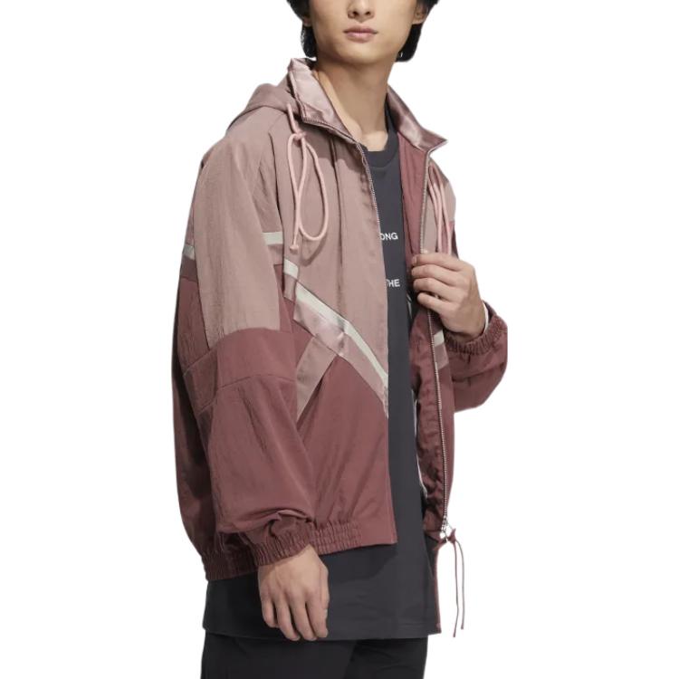 adidas Originals Song For The Mute Striped Colorblock Zip Jacket Pink Unisex IA9333 圖 5