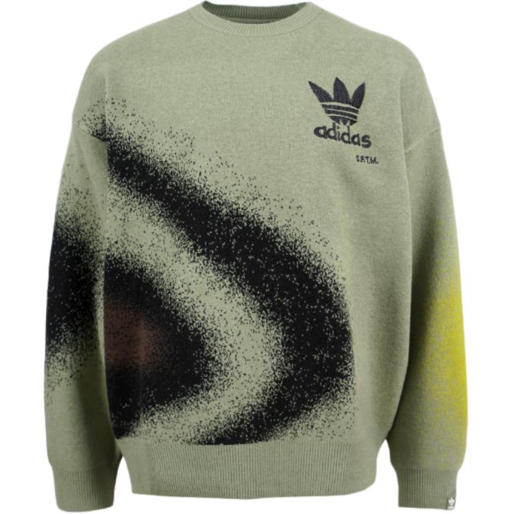 adidas Originals x Song for the Mute Y-3 FW24 Unisex Soft Loose Crewneck Sweater Green JI9643