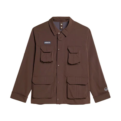 adidas Originals SPEZIAL Haslingden Brown Logo Utility Jacket for Men IN6760