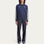 Shop アディダス オリジナルス x スポーティ&リッチ トラックパンツ ネイビー ユニセックス JN5332