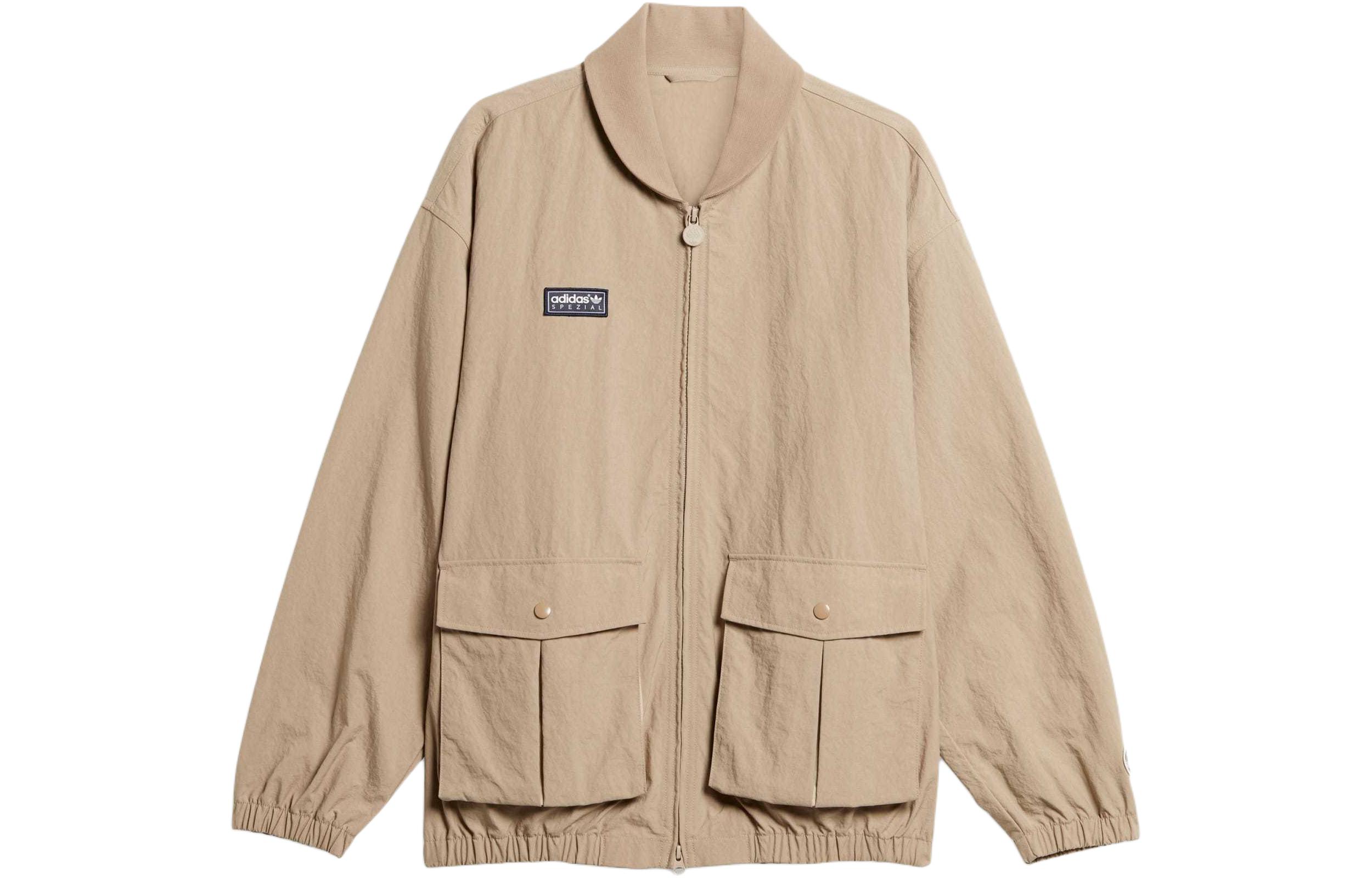 adidas Originals x SPZIAL SS24 Brown Outdoor Utility Zip Jacket  IM8927