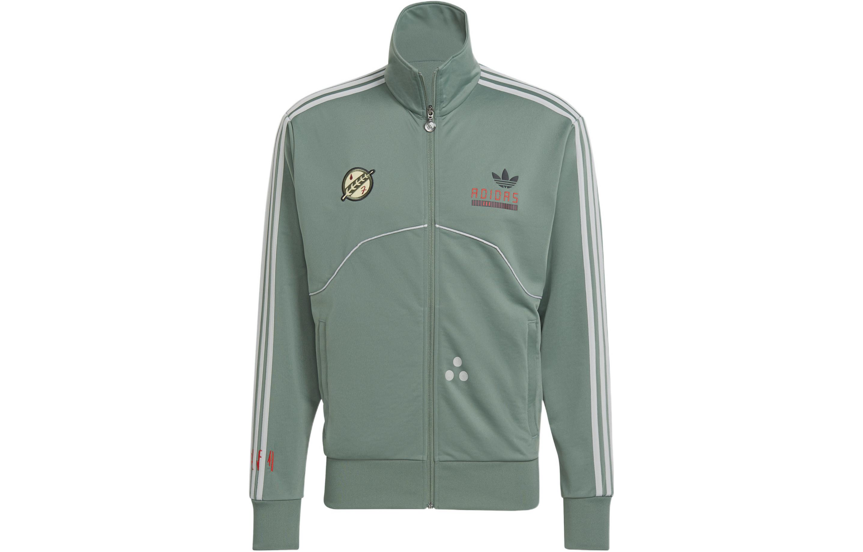 adidas Originals Star Wars Boba Fett Track Jacket Green Retro Style HI6001