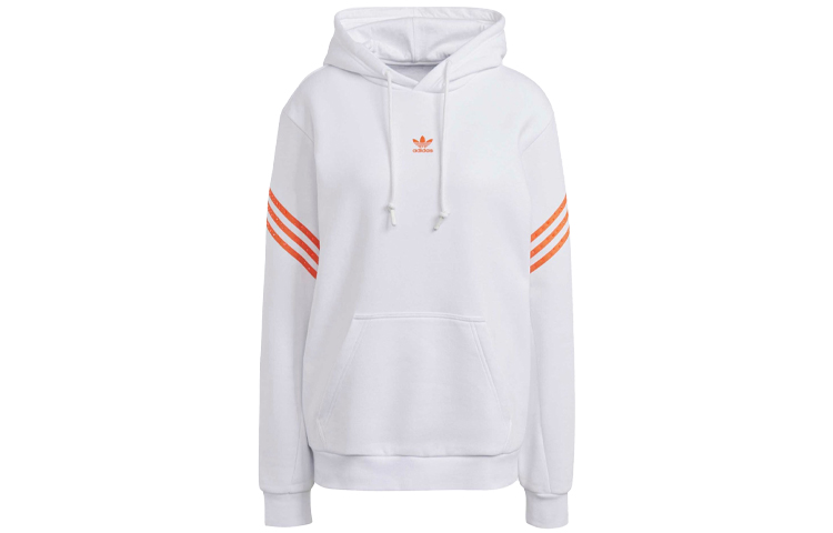 adidas Originals Swarovski Hoodie White Pullover with Drawstring GS2634