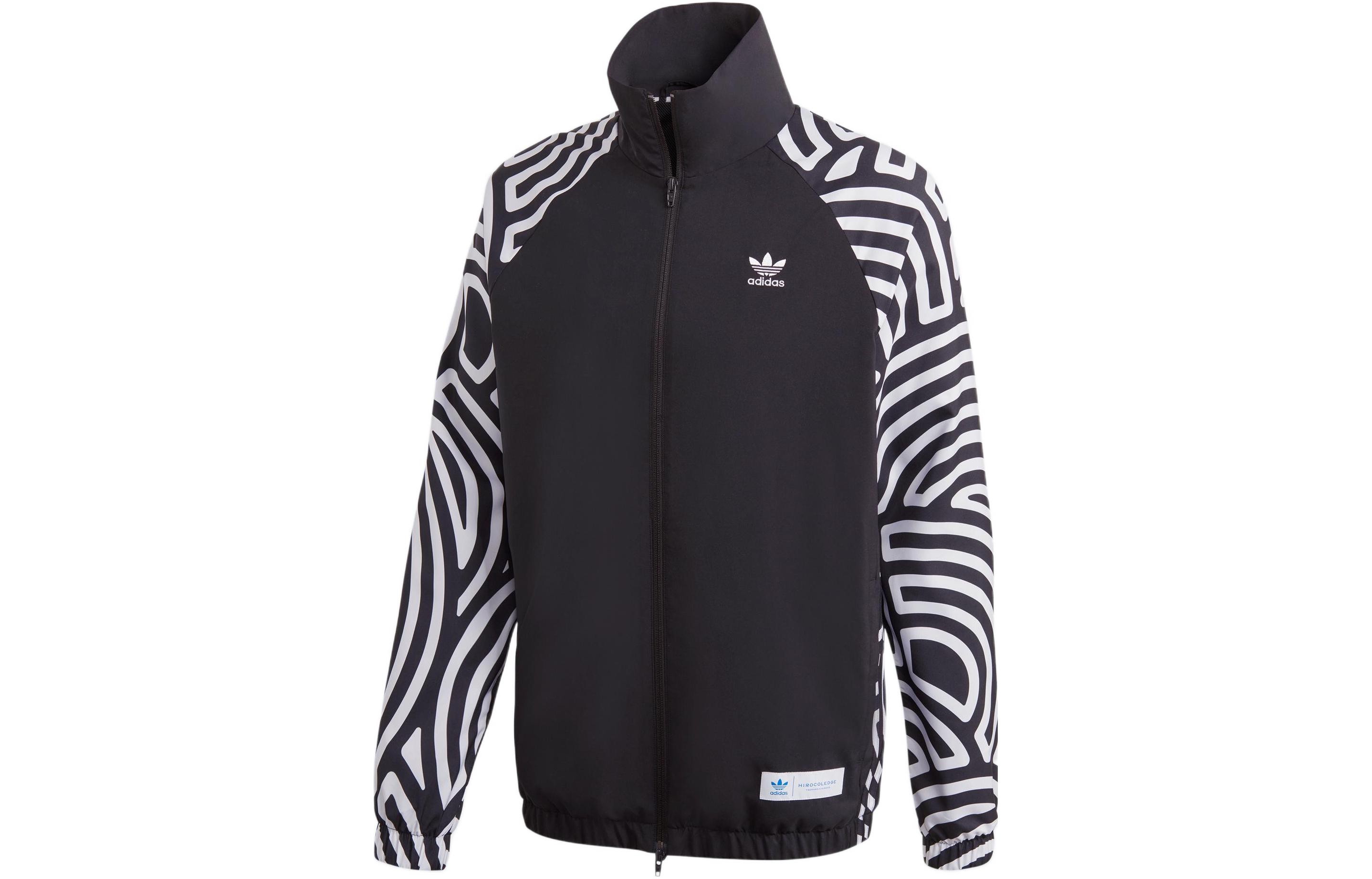 adidas Originals Takahashi Riyo Retro Striped Track Jacket Black GJ6717
