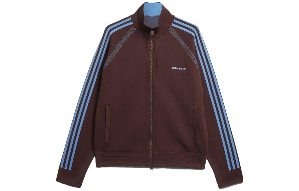 adidas Originals x Wales Bonner FW23 Retro Knit Track Jacket Brown Unisex. IT9780