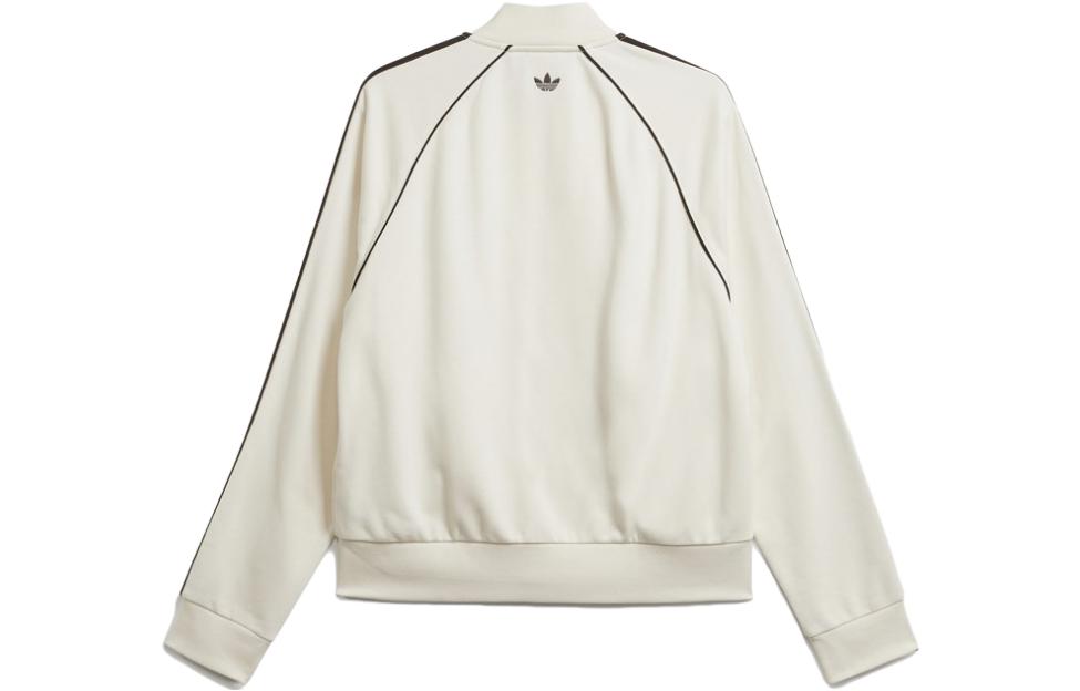 Lookbook Chaqueta Retro Blanca Unisex adidas Originals x Wales Bonner FW23. IM8394