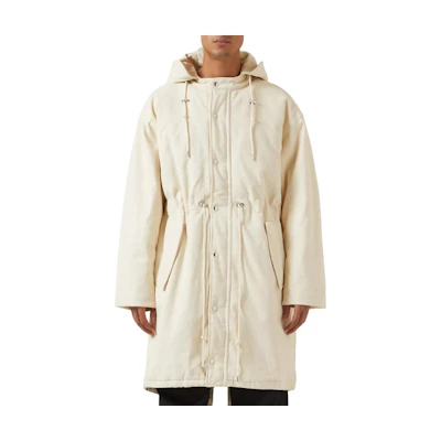 adidas Originals Wales Bonner FW24 Beige Logo Hoodie Jacket. JJ2928