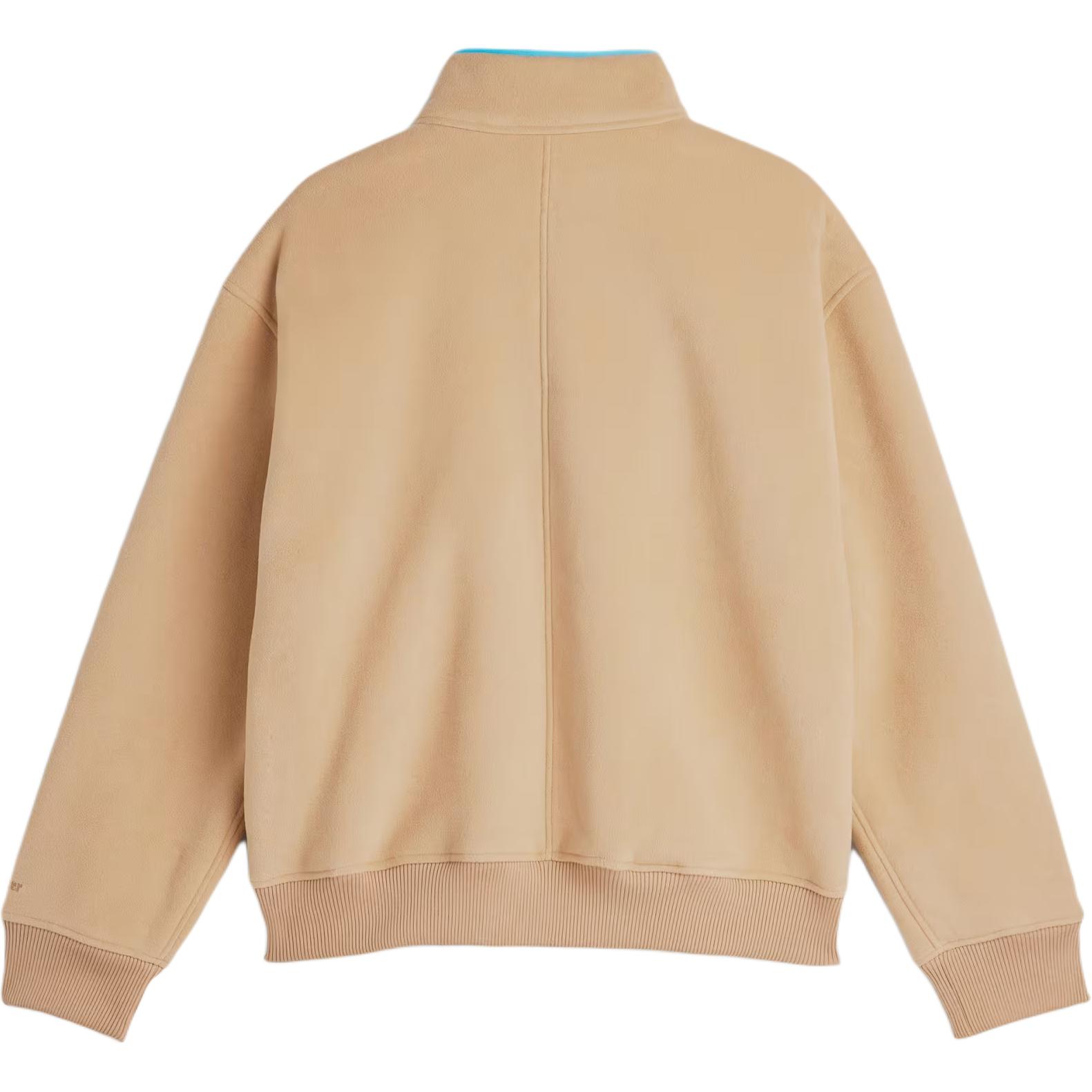 Lookbook Jaket Fleece Logo Unisex adidas Originals x Wales Bonner FW24 Cardboard. JJ2937