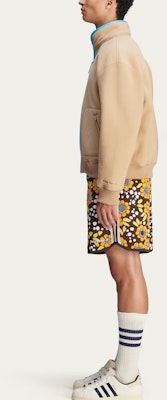 Jaket Fleece Logo Unisex adidas Originals x Wales Bonner FW24 Cardboard. JJ2937 1