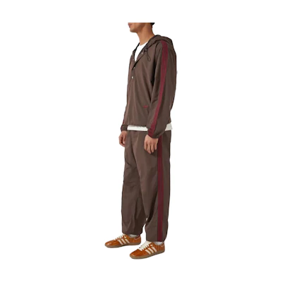 adidas Originals Wales Bonner FW24 Logo Brown Stripe Track Pants . JJ2930