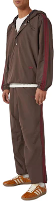 adidas Originals x Wales Bonner FW24 Striped Hoodie Dark Brown Fashion JJ2929 Lookbook adidas Originals x Wales Bonner FW24 Striped Hoodie Dark Brown Fashion JJ2929