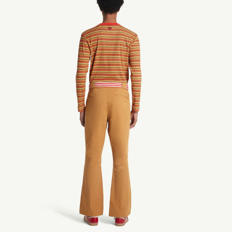 Details for adidas Originals x Wales Bonner Celana Track Vintage Khaki Pria. HG6268