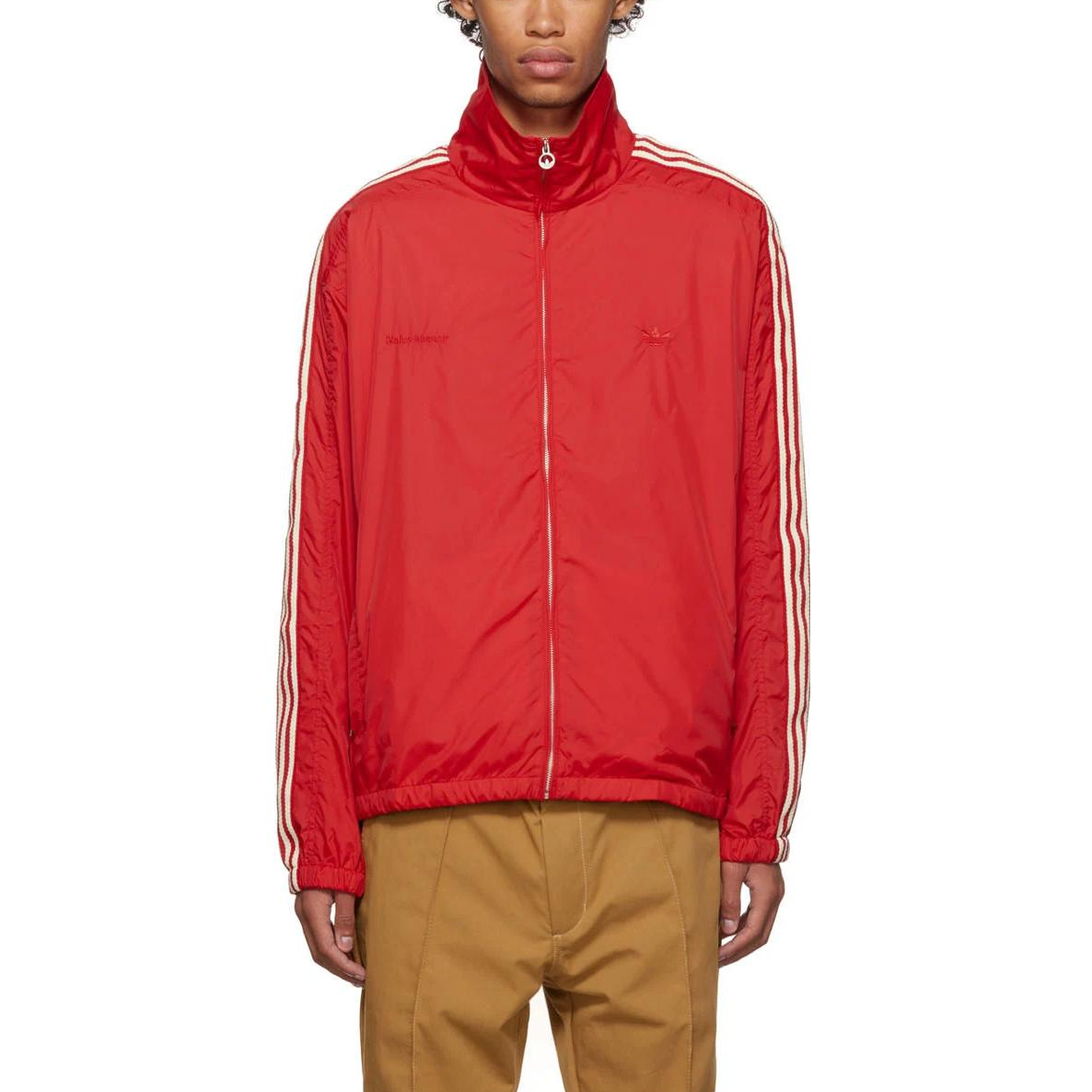 adidas Originals Wales Bonner Red Retro Track Jacket Mens Classic 3-Stripes 221752M180010
