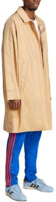 adidas Originals x Wales Bonner SS24 Beige Long Collared Jacket Coat. IW3600 Details for adidas Originals x Wales Bonner SS24 Beige Long Collared Jacket Coat. IW3600