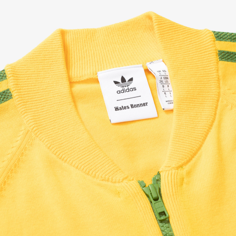 Purchase Chaqueta adidas Originals x Wales Bonner SS24 Verde Colorblock para Hombre. IW1174