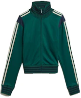 adidas Originals x Wales Bonner Stripe Logo Retro Track Jacket Green Mens. GL5184 adidas Originals x Wales Bonner Stripe Logo Retro Track Jacket Green Mens. GL5184