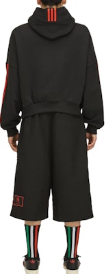 아디다스 오리지널스 x 윌리 차바리아 SS25 블랙 후디 로고 & 3-스트라이프 디자인. JW4052 Lookbook 아디다스 오리지널스 x 윌리 차바리아 SS25 블랙 후디 로고 & 3-스트라이프 디자인. JW4052