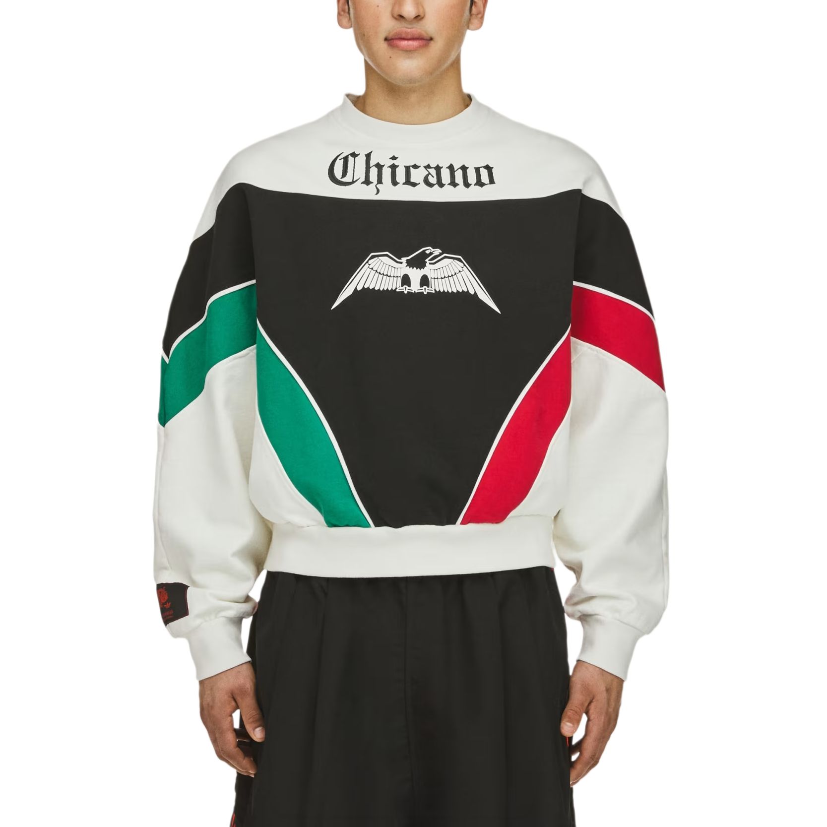Order adidas Originals x Willy Chavarria SS25 Chicano Krim Sweatshirt. JW1444