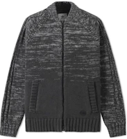 adidas Originals x Wings + Horns Grey Bomber Jacket with Trefoil Patch az1495 adidas Originals x Wings + Horns Grey Bomber Jacket with Trefoil Patch az1495