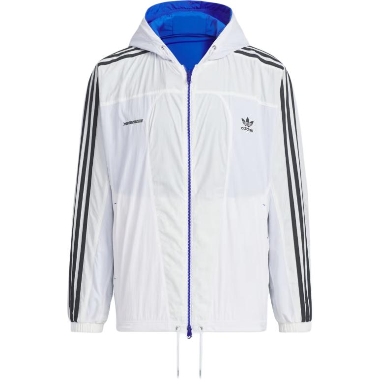 adidas Originals YESEYESEE BS Striped Hoodie Jacket White JN5817