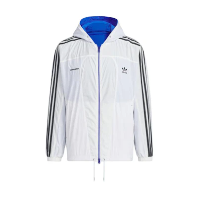 adidas Originals YESEYESEE BS Striped Hoodie Jacket White JN5817