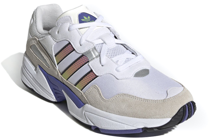 Lookbook アディダス オリジナルス Yung-96 通気性 耐久性 ローカット カジュアル ダッドシューズ ホワイト グレー 'White Grey' EG2712 EG2712