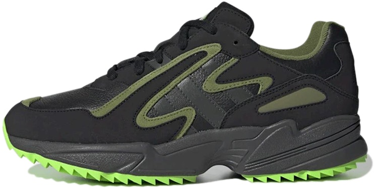 adidas-originals-yung-96-cozy-wear-resistant-running-shoes-black-green-unisex-black-green-ef-8973