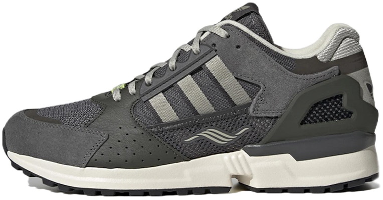 adidas originals ZX 10000C 舒適 耐磨 低幫 跑步鞋 男款 灰 Buy adidas originals ZX 10000C 舒適 耐磨 低幫 跑步鞋 男款 灰