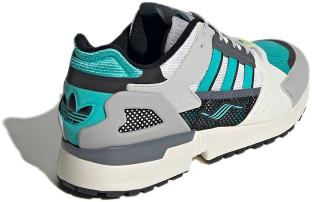 adidas originals ZX 10 000 復古搭配 運動 耐磨 低筒 慢跑鞋 男款 灰藍拼接 Shop adidas originals ZX 10 000 復古搭配 運動 耐磨 低筒 慢跑鞋 男款 灰藍拼接