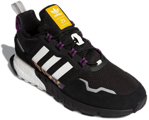 adidas originals ZX 1K Boost 舒適透氣運動鞋 黑紫 男女款 Lookbook adidas originals ZX 1K Boost 舒適透氣運動鞋 黑紫 男女款