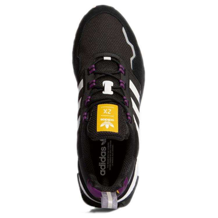 Purchase adidas originals ZX 1K Boost 舒適透氣運動鞋 黑紫 男女款