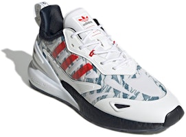 アディダス オリジナルス FCバイエルン ZX 2K ブースト 2.0 白/赤 GY3515 Lookbook アディダス オリジナルス FCバイエルン ZX 2K ブースト 2.0 白/赤 GY3515