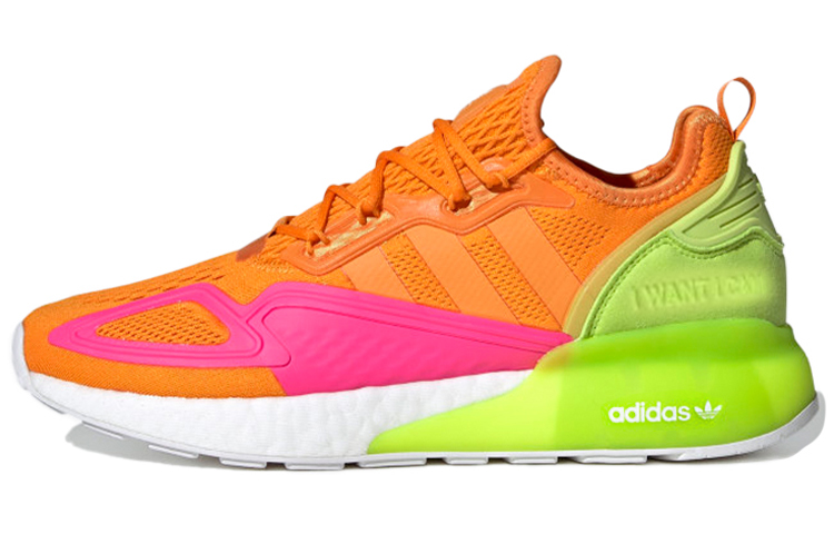 adidas originals ZX 2K Boost 'Orange Pink Green'