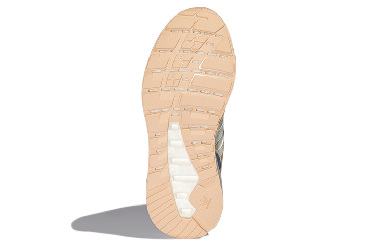 Sizing adidas Originals Unisex ZX 2K Boost Pure Kasut Lari Beige/Yellow GZ3416