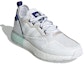 Lookbook adidas Originals ZX 2K Boost 'Putih Biru Kelabu' GY3548