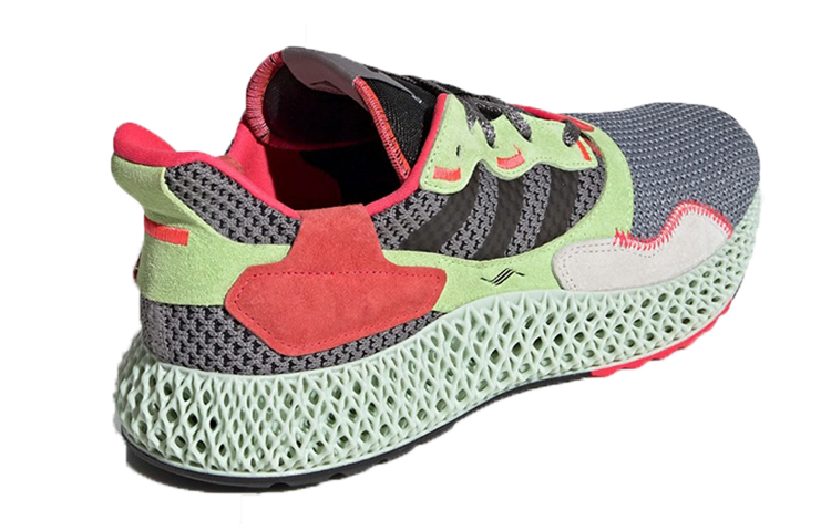 Lookbook adidas Originals ZX 4000 4D 耐磨低筒跑步鞋 灰綠
