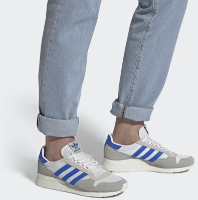 adidas asli ZX 500 'Putih Biru Kelabu' FW4410 Sizing adidas asli ZX 500 'Putih Biru Kelabu' FW4410