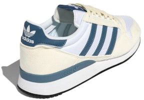 adidas originals ZX 500 低筒運動休閒鞋 男女同款 白藍 Shop adidas originals ZX 500 低筒運動休閒鞋 男女同款 白藍