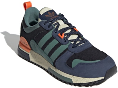 阿迪达斯 Originals ZX 700 Hd 透氣防滑 低幫 運動休閒鞋 男女同款 黑藍 Lookbook 阿迪达斯 Originals ZX 700 Hd 透氣防滑 低幫 運動休閒鞋 男女同款 黑藍