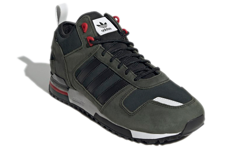 靴 WONDA ADIDAS Originals ZX-750-HD SNEAKERS in Core Black Bright Cyan Mens
