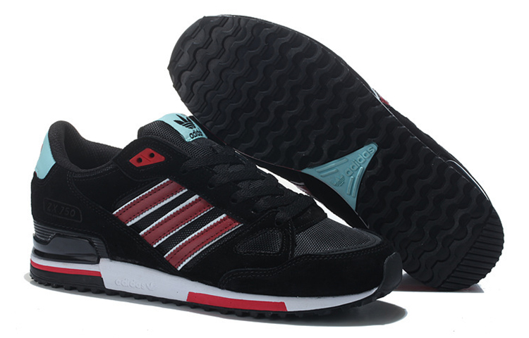 Shop 阿迪达斯经典 ZX 750 '黑色' B24856