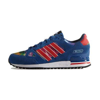 adidas originals ZX 750 Sport Shoes Blue/Red