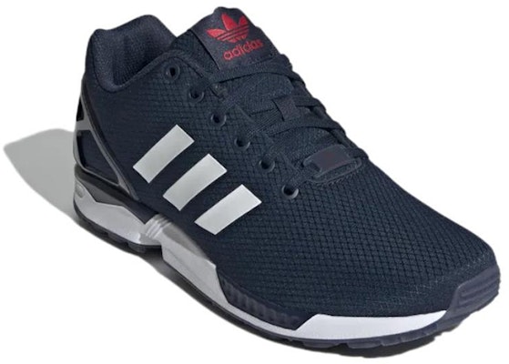 아디다스 오리지널 ZX 플럭스 '다크 블루' GW5586 Lookbook 아디다스 오리지널 ZX 플럭스 '다크 블루' GW5586