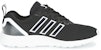 adidas Originals ZX Flux Kasual Tahan Lasak Kasut Lari Hitam Uniseks 'Hitam Putih' S79005