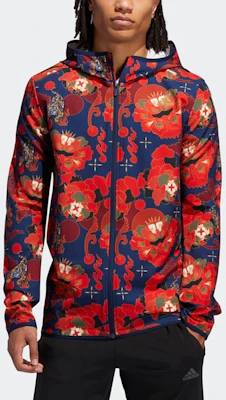 adidas OTR CNY Merah Jaket Lari Zip-Up GE5828 Shop adidas OTR CNY Merah Jaket Lari Zip-Up GE5828