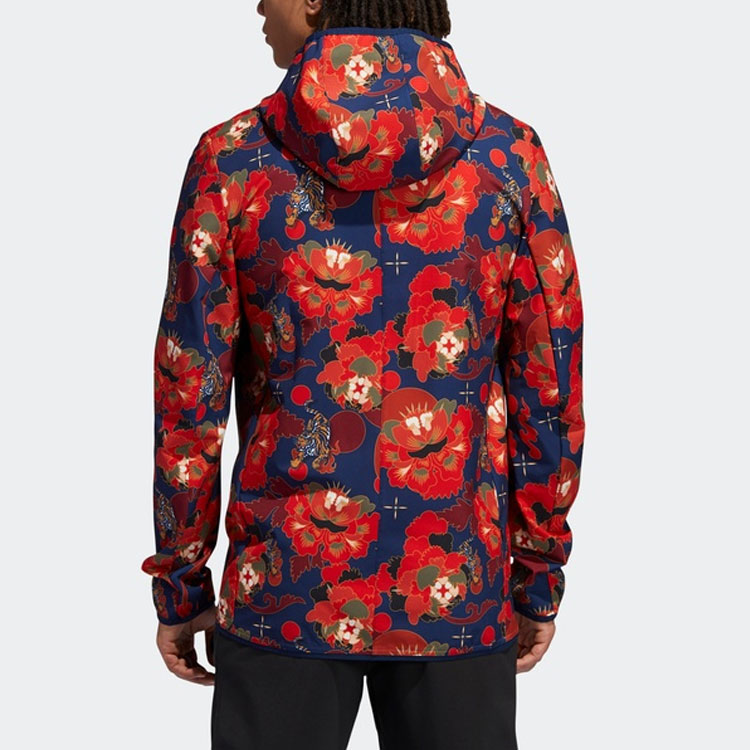 adidas OTR CNY Red Zip-Up Running Jacket GE5828 圖 5