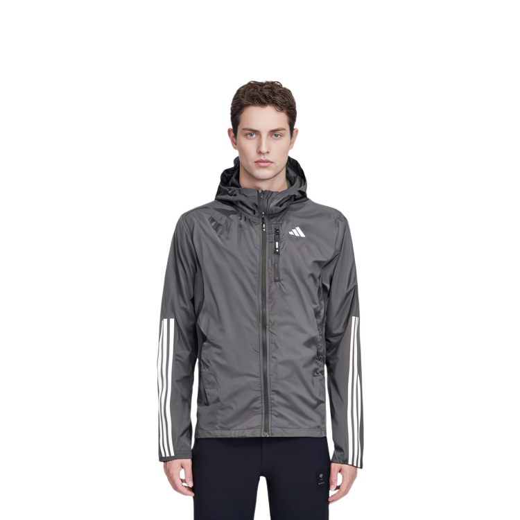 adidas OTR E 3-Stripes Colorblock Hoodie Jacket Black IK4986 圖 6