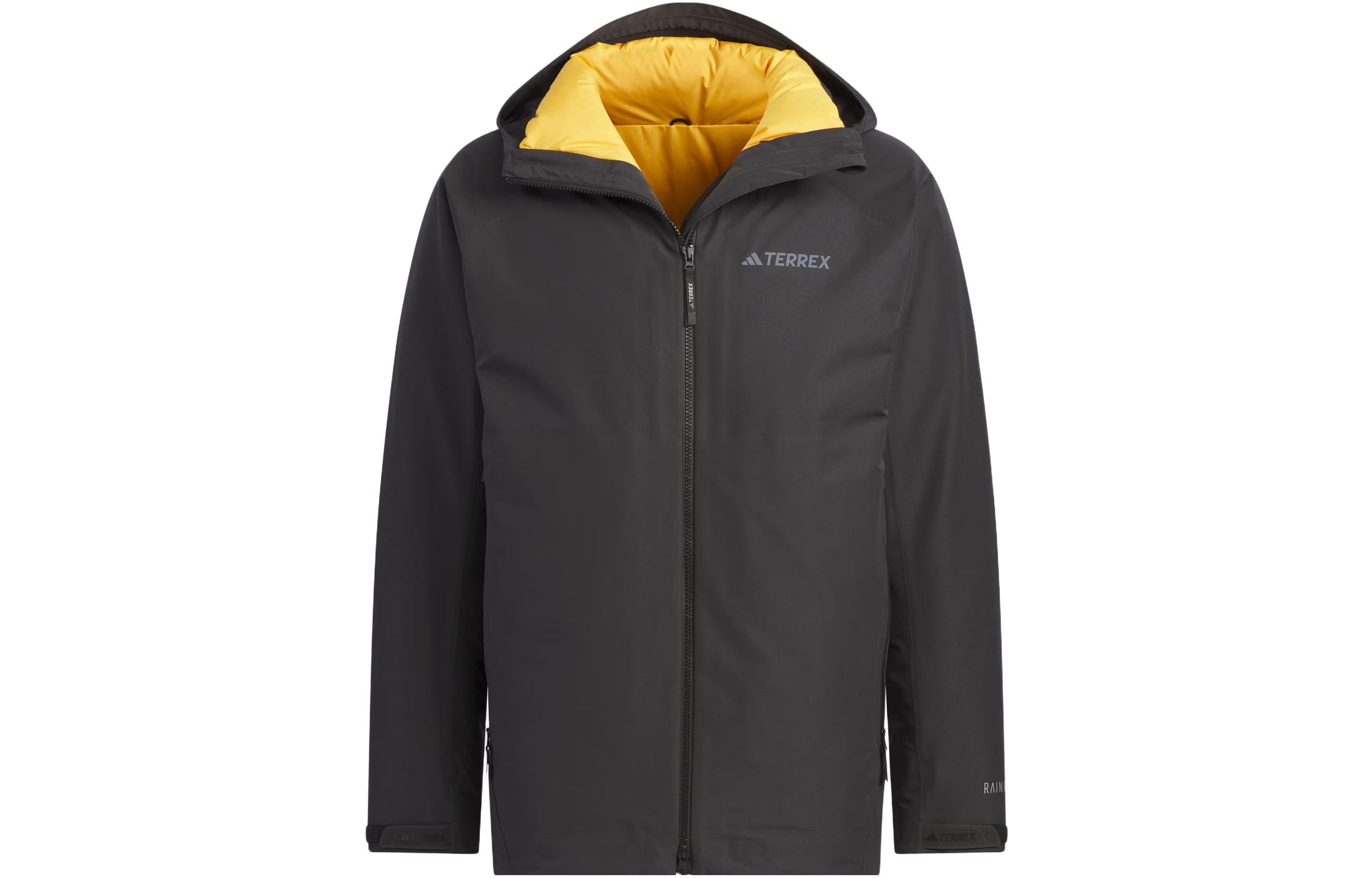 Lookbook Chaqueta adidas Outdoor 3-en-1 Impermeable y Cortaviento con Interior de Plumas - Negra IL8972