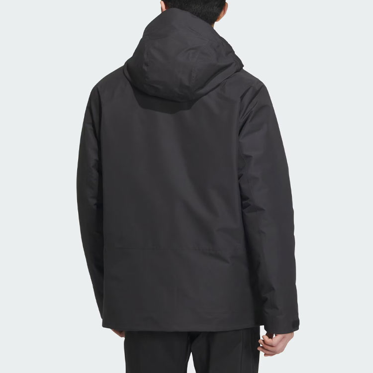 Details for Chaqueta adidas Outdoor 3-en-1 Impermeable y Cortaviento con Interior de Plumas - Negra IL8972